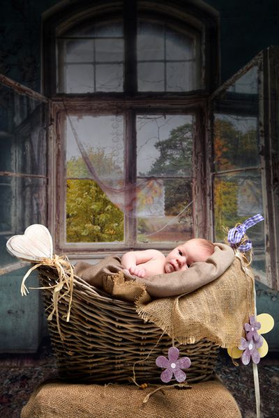 Katharina war beim Newborn-Fotoshooting
