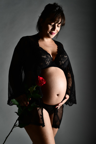 Schwangerschaft – Fotoshooting für Paare – Sicherheit war erstes Gebot